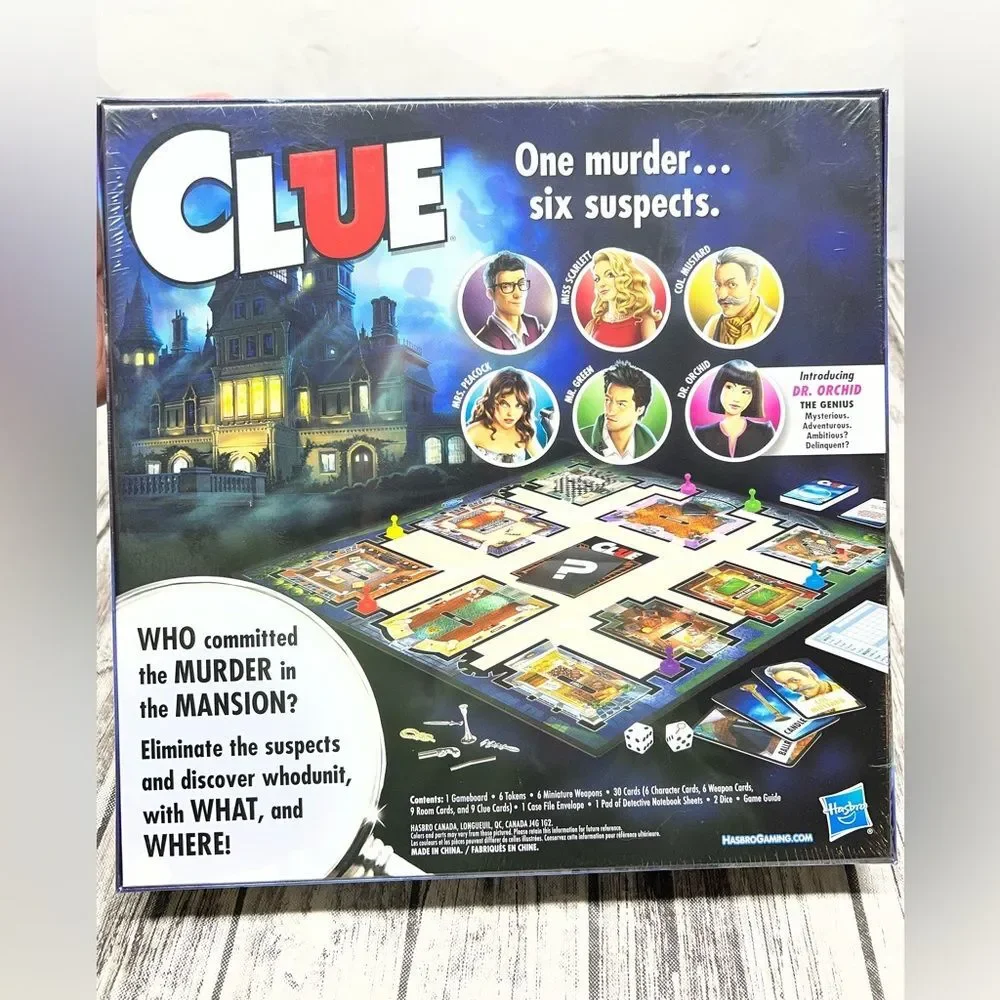 Clue Murder Mystery Board Game NIP